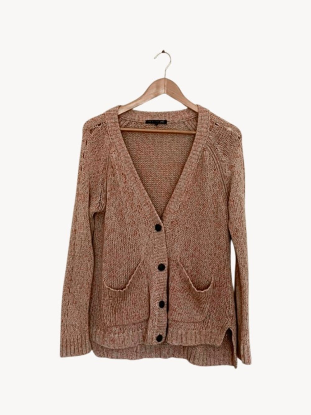 Rag and Bone Tan Knit Cardigan, Size: M